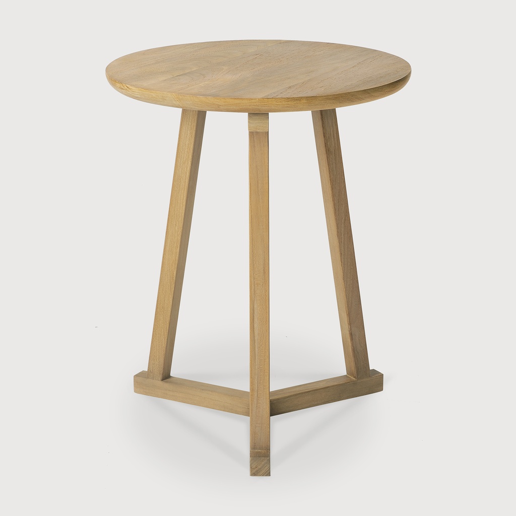 Oak Tripod side table | Live Light